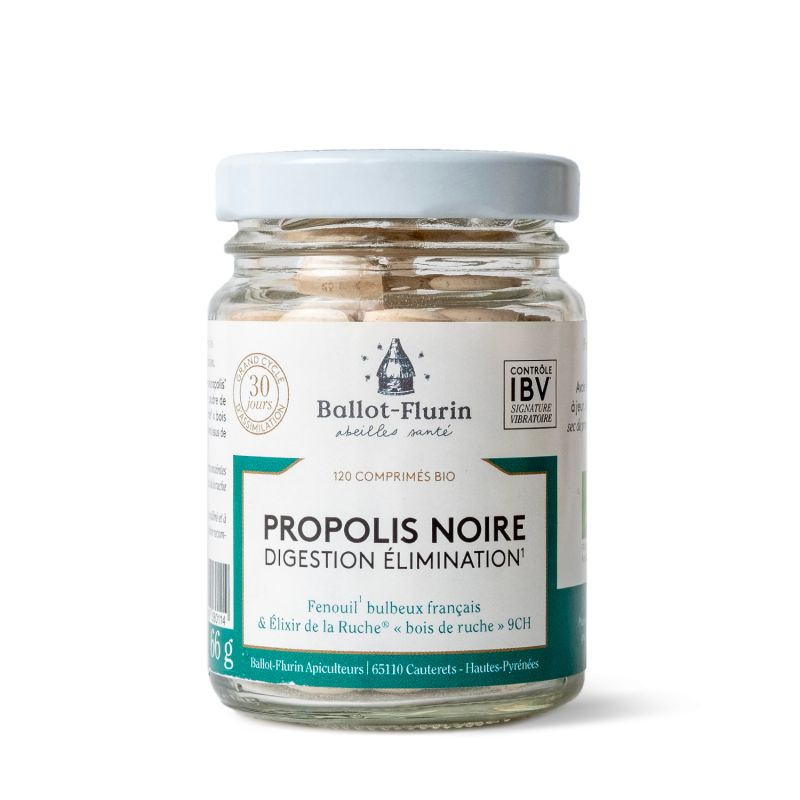 Comprimés Digestion et Élimination  - Propolis noire