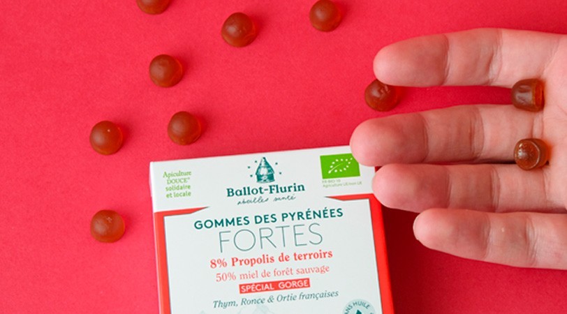 Les gommes à la propolis & miel BIO